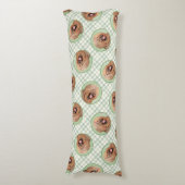 Briard Schilderen Tawny Black Overlay Schattigee D Lichaamskussen (Voorkant Verticaal)