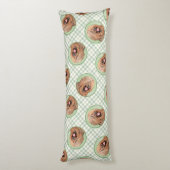 Briard Schilderen Tawny Black Overlay Schattigee D Lichaamskussen (Achterkant (Verticaal))