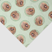 Briard Schilderen Tawny Black Overlay Schattigee D Tissuepapier (Detail)