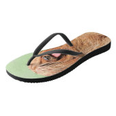 Briard Schilderij - Lieve Originele Honden Kunst Teenslippers (Schuin)