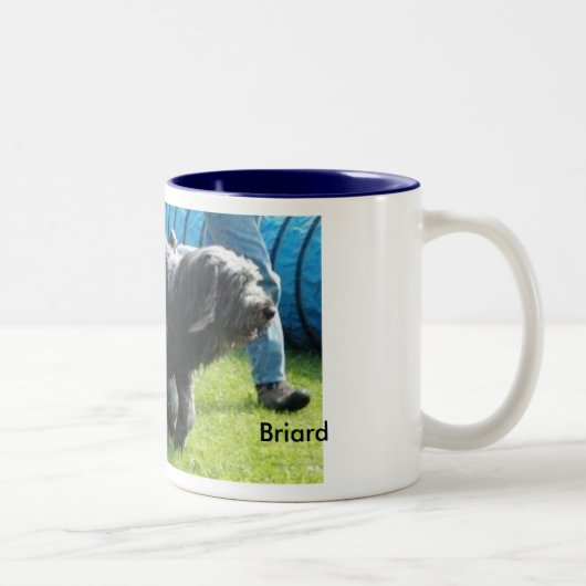 Briard Tasse Tweekleurige Koffiemok (Rechts)