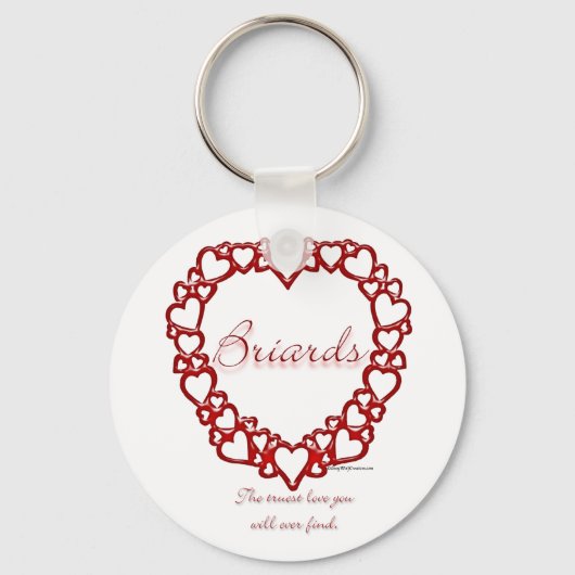 Briard True Love - Sleutelhanger (Voorkant)