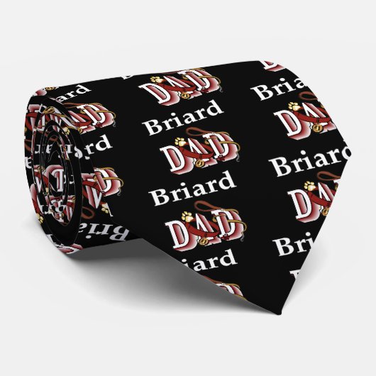 briard vader stropdas (Opgerold)