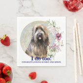 Briard Wedding Ik doe ook servetten met honden Fot (Insitu)