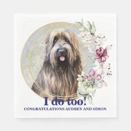 Briard Wedding Ik doe ook servetten met honden Fot