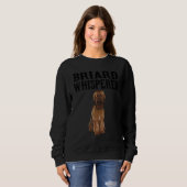 Briard Wisperer Dog Trui (Voorkant volledig)