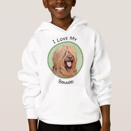 Briardschildering - Kute Original Dog Art (Voorkant)