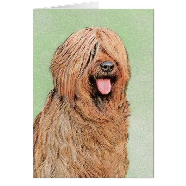 Briardschildering - Kute Original Dog Art (Voorkant)