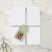 Briardschildering - Kute Original Dog Art Cadeaulabel (Met Touw)
