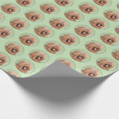 Briardschildering - Kute Original Dog Art Cadeaupapier (Hoek)