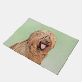 Briardschildering - Kute Original Dog Art Deurmat (Schuin)