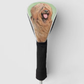 Briardschildering - Kute Original Dog Art Golfheadcover (Voorkant)