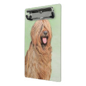 Briardschildering - Kute Original Dog Art Mini Klembord (Angled2)