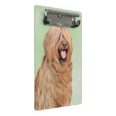Briardschildering - Kute Original Dog Art Mini Klembord (Schuin)
