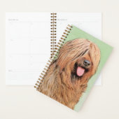 Briardschildering - Kute Original Dog Art Planner (Display)
