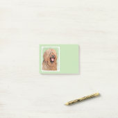 Briardschildering - Kute Original Dog Art Post-it® Notes (Op bureau)