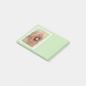Briardschildering - Kute Original Dog Art Post-it® Notes (Schuin)