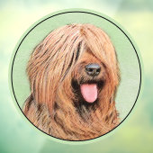 Briardschildering - Kute Original Dog Art Raamsticker (Vel 3)