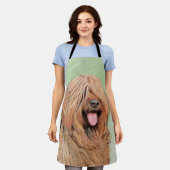 Briardschildering - Kute Original Dog Art Schort (Gedragen)