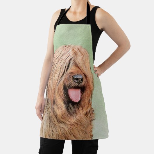 Briardschildering - Kute Original Dog Art Schort (Insitu)