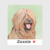 Briardschildering - Kute Original Dog Art Sticker (Vel)