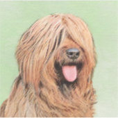 Briardschildering - Kute Original Dog Art Sticker (Voorkant)