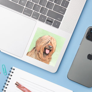 Briardschildering - Kute Original Dog Art Sticker