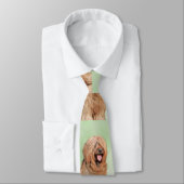 Briardschildering - Kute Original Dog Art Stropdas (Gebonden)