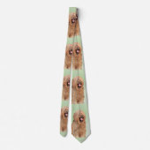 Briardschildering - Kute Original Dog Art Stropdas (Achterkant)