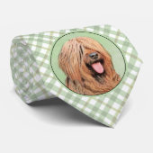 Briardschildering - Kute Original Dog Art Stropdas (Opgerold)