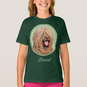Briardschildering - Kute Original Dog Art T-Shirt