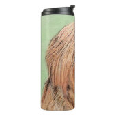Briardschildering - Kute Original Dog Art Thermosbeker (Gedraaid links)