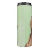 Briardschildering - Kute Original Dog Art Thermosbeker (Achterkant)