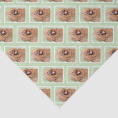 Briardschildering - Kute Original Dog Art Tissuepapier (Detail)