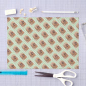 Briardschildering - Kute Original Dog Art Tissuepapier (Craft)