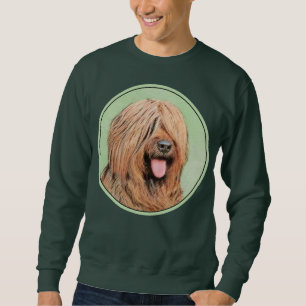 Briardschildering - Kute Original Dog Art Trui