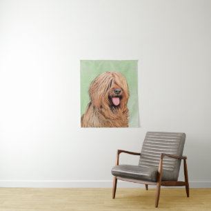Briardschildering - Kute Original Dog Art Wandkleed