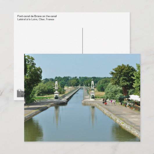 Briare aqueduct briefkaart (Voorkant / Achterkant)