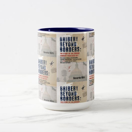 Bribery Beyond Borders Mug Tweekleurige Koffiemok (Center)