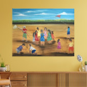 Bricadeiras Canvas Afdruk (Insitu (Woonkamer))