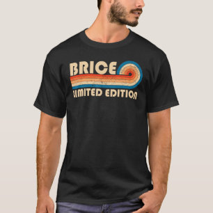 BRICE Achternaam Retro Vintage 80s 90s Verjaardag T-shirt