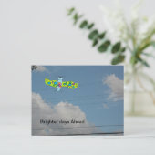 Brichtere dagen voor briefkaart (Staand voorkant)