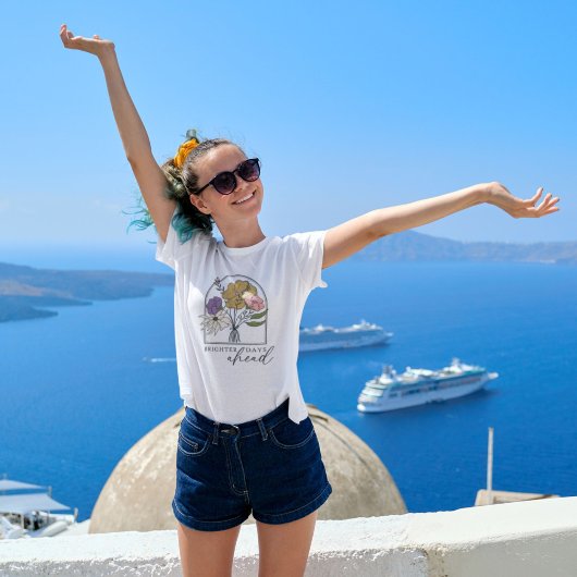 Brichtere dagen vóór de Wilde Bloem T-shirt