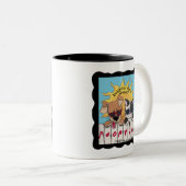 Brichtere dagen voor tweekleurige koffiemok (Voorkant rechts)