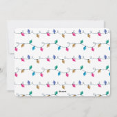 Brichtere jaarwisseling voor Fun Pet Foto Reindeli Feestdagenkaart (Achterkant)