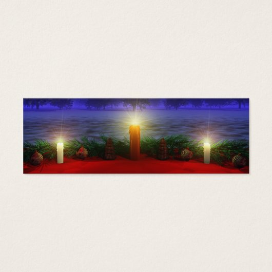 Brichtere Vision-Bladwijzer voor kerstmis Mini Visitekaartjes (Voorkant)