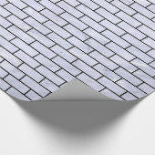 BRICK1 BLACK MARBLE & WHITE MARBLE (R) CADEAUPAPIER (Hoek)