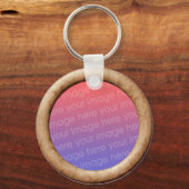 Brick (3d effect lijst grens) Sjabloon Sleutelhanger (Voorkant)