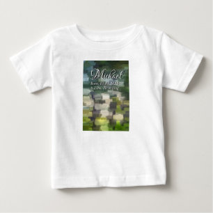 Brick Abstract Summer Green Baby T-shirt
