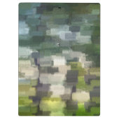 Brick Abstract Summer Green Klembord (Achterkant)